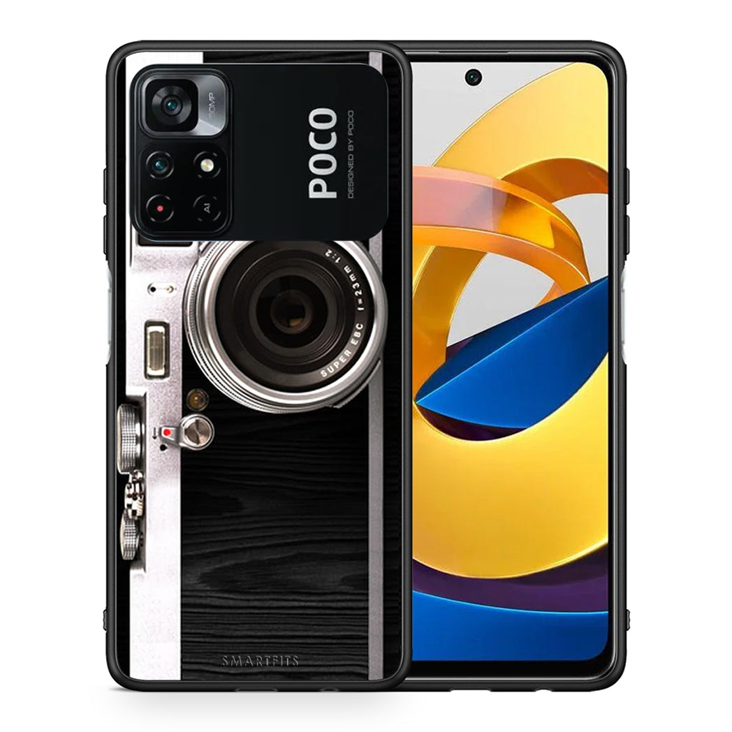 Θήκη Xiaomi Poco M4 Pro 4G Emily In Paris από τη Smartfits με σχέδιο στο πίσω μέρος και μαύρο περίβλημα | Xiaomi Poco M4 Pro 4G Emily In Paris case with colorful back and black bezels