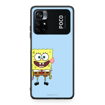 Xiaomi Poco M4 Pro 4G Friends Bob θήκη από τη Smartfits με σχέδιο στο πίσω μέρος και μαύρο περίβλημα | Smartphone case with colorful back and black bezels by Smartfits