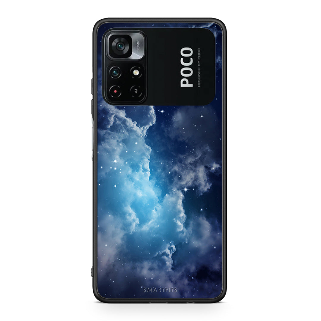 104 - Xiaomi Poco M4 Pro 4G Blue Sky Galaxy case, cover, bumper