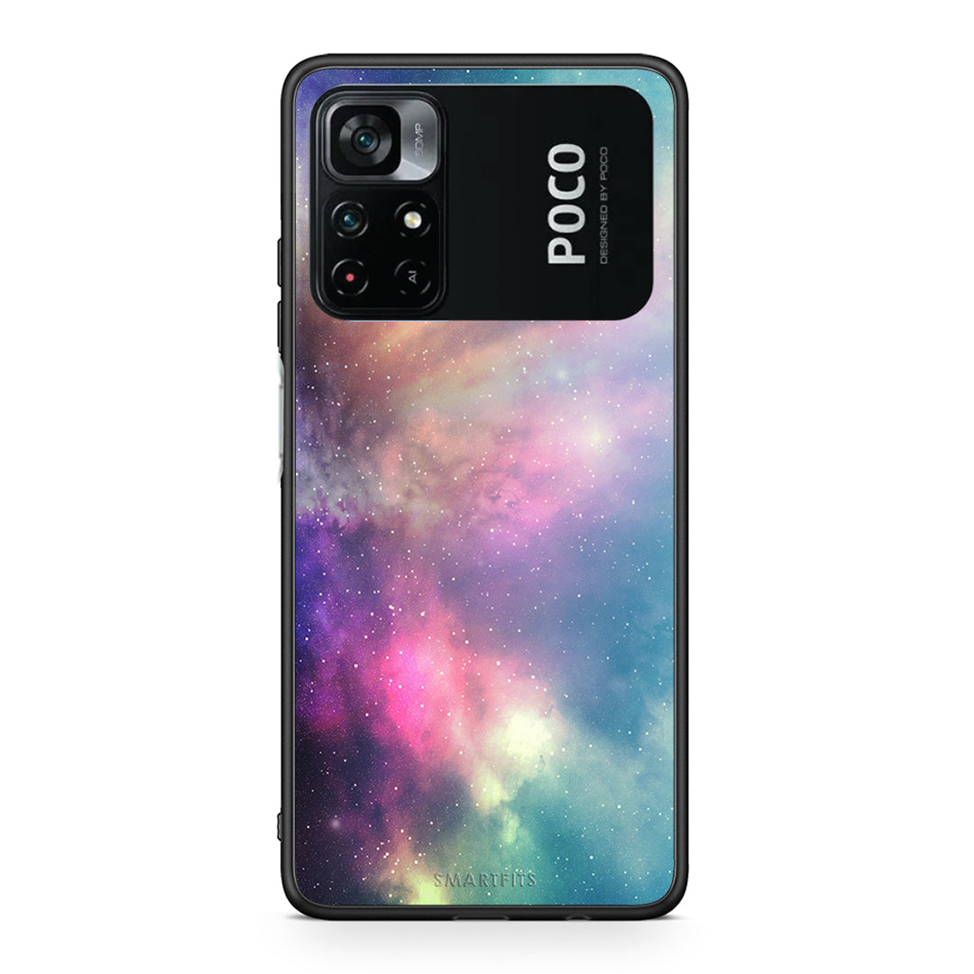 105 - Xiaomi Poco M4 Pro 4G Rainbow Galaxy case, cover, bumper