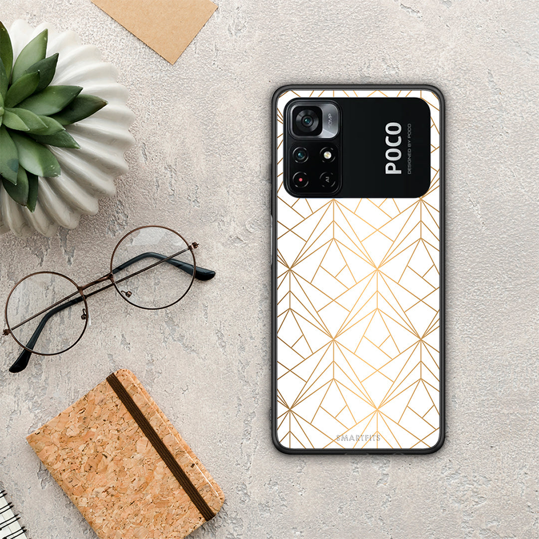 Geometric Luxury White - Xiaomi Poco M4 Pro 4G θήκη