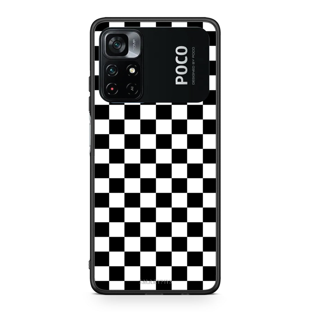 4 - Xiaomi Poco M4 Pro 4G Squares Geometric case, cover, bumper