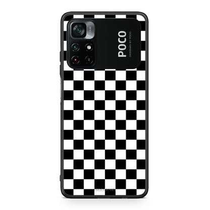 4 - Xiaomi Poco M4 Pro 4G Squares Geometric case, cover, bumper