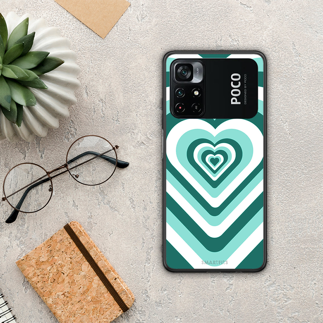Green Hearts - Xiaomi Poco M4 Pro 4G θήκη