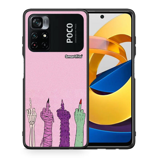 Θήκη Xiaomi Poco M4 Pro 4G Halloween Be A Lady από τη Smartfits με σχέδιο στο πίσω μέρος και μαύρο περίβλημα | Xiaomi Poco M4 Pro 4G Halloween Be A Lady case with colorful back and black bezels