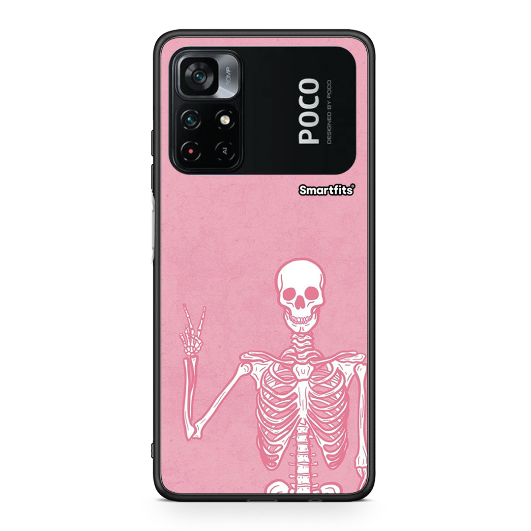Xiaomi Poco M4 Pro 4G Halloween Motivation Θήκη από τη Smartfits με σχέδιο στο πίσω μέρος και μαύρο περίβλημα | Smartphone case with colorful back and black bezels by Smartfits