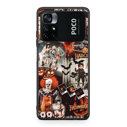 Xiaomi Poco M4 Pro 4G Halloween Spooky Season Θήκη από τη Smartfits με σχέδιο στο πίσω μέρος και μαύρο περίβλημα | Smartphone case with colorful back and black bezels by Smartfits