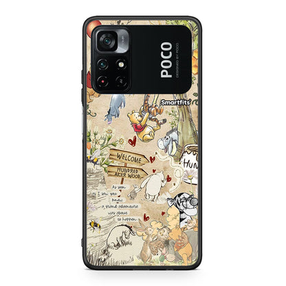 Xiaomi Poco M4 Pro 4G Happy Friends θήκη από τη Smartfits με σχέδιο στο πίσω μέρος και μαύρο περίβλημα | Smartphone case with colorful back and black bezels by Smartfits