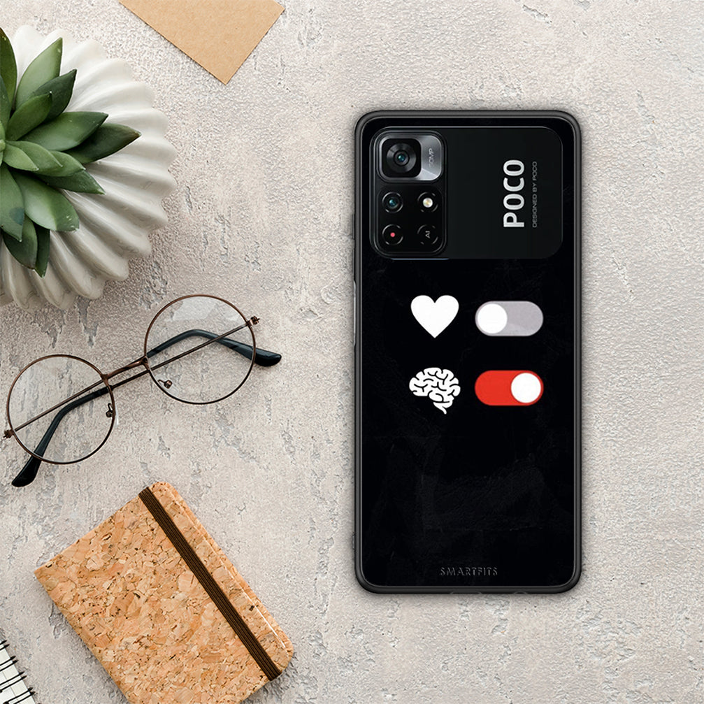 Heart Vs Brain - Xiaomi Poco M4 Pro 4G θήκη