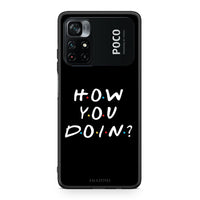 Thumbnail for Xiaomi Poco M4 Pro 4G How You Doin θήκη από τη Smartfits με σχέδιο στο πίσω μέρος και μαύρο περίβλημα | Smartphone case with colorful back and black bezels by Smartfits