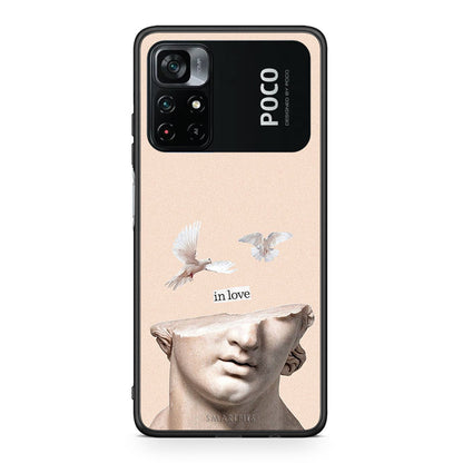 Xiaomi Poco M4 Pro 4G In Love θήκη από τη Smartfits με σχέδιο στο πίσω μέρος και μαύρο περίβλημα | Smartphone case with colorful back and black bezels by Smartfits