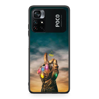 Xiaomi Poco M4 Pro 4G Infinity Snap θήκη από τη Smartfits με σχέδιο στο πίσω μέρος και μαύρο περίβλημα | Smartphone case with colorful back and black bezels by Smartfits