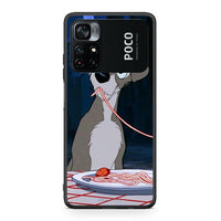Thumbnail for Xiaomi Poco M4 Pro 4G Lady And Tramp 1 Θήκη Αγίου Βαλεντίνου από τη Smartfits με σχέδιο στο πίσω μέρος και μαύρο περίβλημα | Smartphone case with colorful back and black bezels by Smartfits