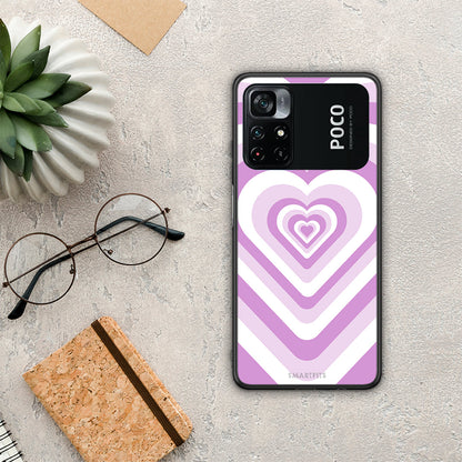 Lilac Hearts - Xiaomi Poco M4 Pro 4G θήκη