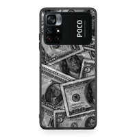 Thumbnail for Xiaomi Poco M4 Pro 4G Money Dollars θήκη από τη Smartfits με σχέδιο στο πίσω μέρος και μαύρο περίβλημα | Smartphone case with colorful back and black bezels by Smartfits