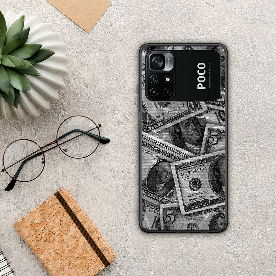 Money Dollars - Xiaomi Poco M4 Pro 4G θήκη