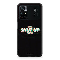 Thumbnail for Xiaomi Poco M4 Pro 4G OMG ShutUp θήκη από τη Smartfits με σχέδιο στο πίσω μέρος και μαύρο περίβλημα | Smartphone case with colorful back and black bezels by Smartfits