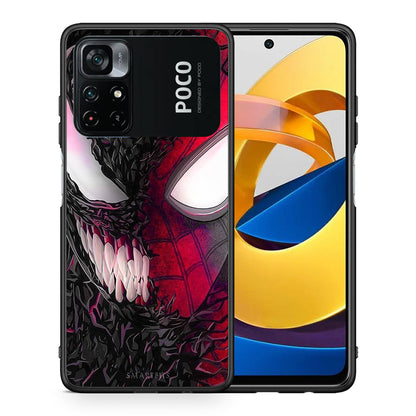 Θήκη iPhone 11 Pro Max SpiderVenom PopArt από τη Smartfits με σχέδιο στο πίσω μέρος και μαύρο περίβλημα | iPhone 11 Pro Max SpiderVenom PopArt case with colorful back and black bezels