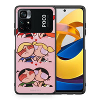 Thumbnail for Θήκη Αγίου Βαλεντίνου Xiaomi Poco M4 Pro 4G Puff Love από τη Smartfits με σχέδιο στο πίσω μέρος και μαύρο περίβλημα | Xiaomi Poco M4 Pro 4G Puff Love case with colorful back and black bezels