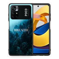 Thumbnail for Θήκη Xiaomi Poco M4 Pro 4G Breath Quote από τη Smartfits με σχέδιο στο πίσω μέρος και μαύρο περίβλημα | Xiaomi Poco M4 Pro 4G Breath Quote case with colorful back and black bezels