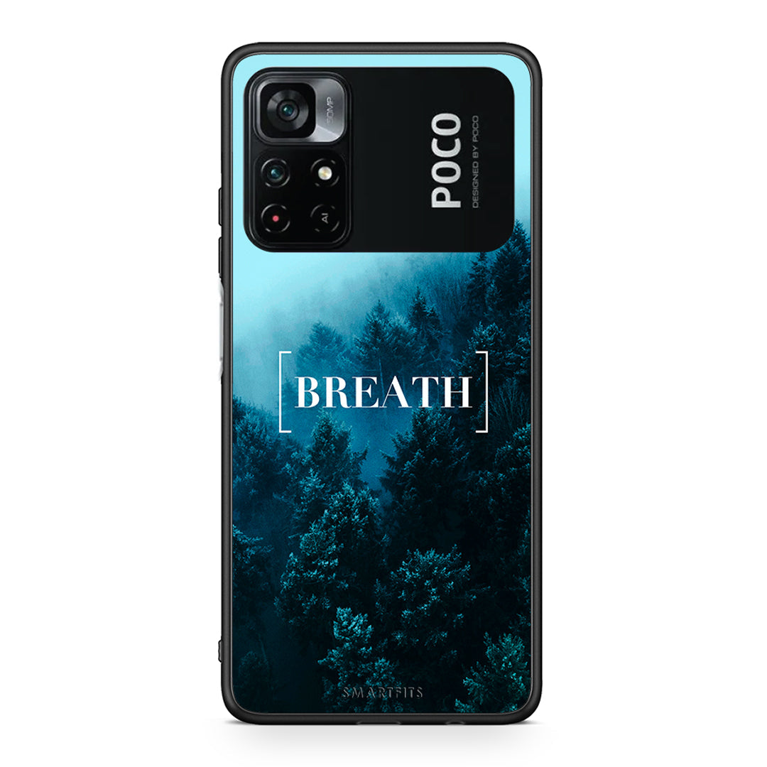 4 - Xiaomi Poco M4 Pro 4G Breath Quote case, cover, bumper