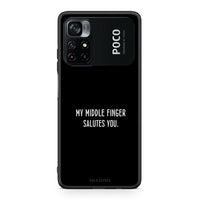 Thumbnail for Xiaomi Poco M4 Pro 4G Salute θήκη από τη Smartfits με σχέδιο στο πίσω μέρος και μαύρο περίβλημα | Smartphone case with colorful back and black bezels by Smartfits