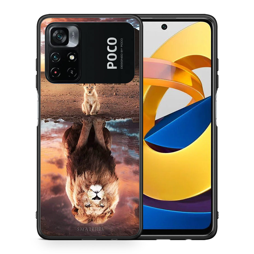 Θήκη Αγίου Βαλεντίνου Xiaomi Poco M4 Pro 4G Sunset Dreams από τη Smartfits με σχέδιο στο πίσω μέρος και μαύρο περίβλημα | Xiaomi Poco M4 Pro 4G Sunset Dreams case with colorful back and black bezels