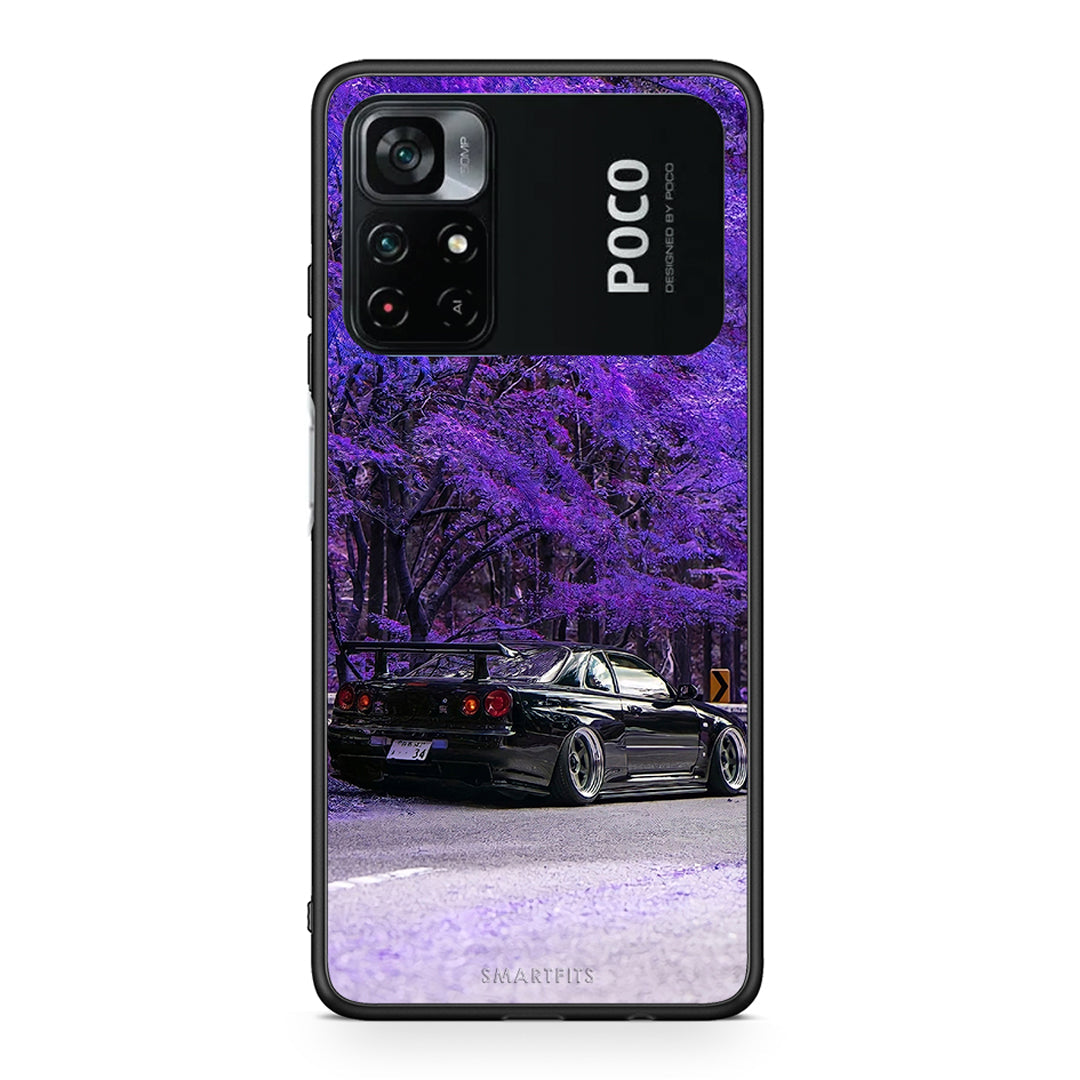 Xiaomi Poco M4 Pro 4G Super Car Θήκη Αγίου Βαλεντίνου από τη Smartfits με σχέδιο στο πίσω μέρος και μαύρο περίβλημα | Smartphone case with colorful back and black bezels by Smartfits