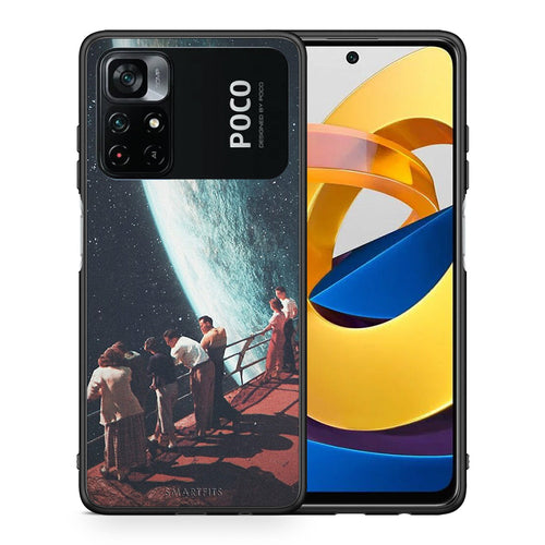 Θήκη Xiaomi Poco M4 Pro 4G Surreal View από τη Smartfits με σχέδιο στο πίσω μέρος και μαύρο περίβλημα | Xiaomi Poco M4 Pro 4G Surreal View case with colorful back and black bezels