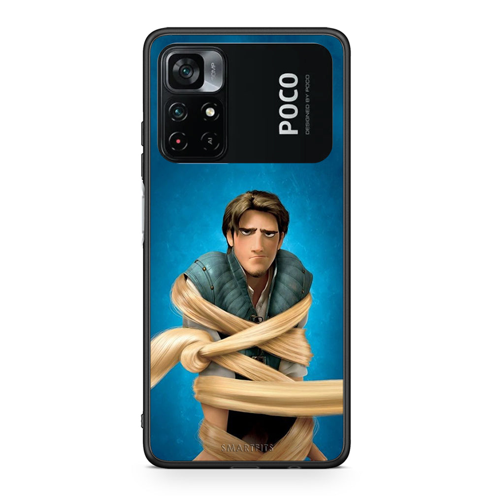 Xiaomi Poco M4 Pro 4G Tangled 1 Θήκη Αγίου Βαλεντίνου από τη Smartfits με σχέδιο στο πίσω μέρος και μαύρο περίβλημα | Smartphone case with colorful back and black bezels by Smartfits