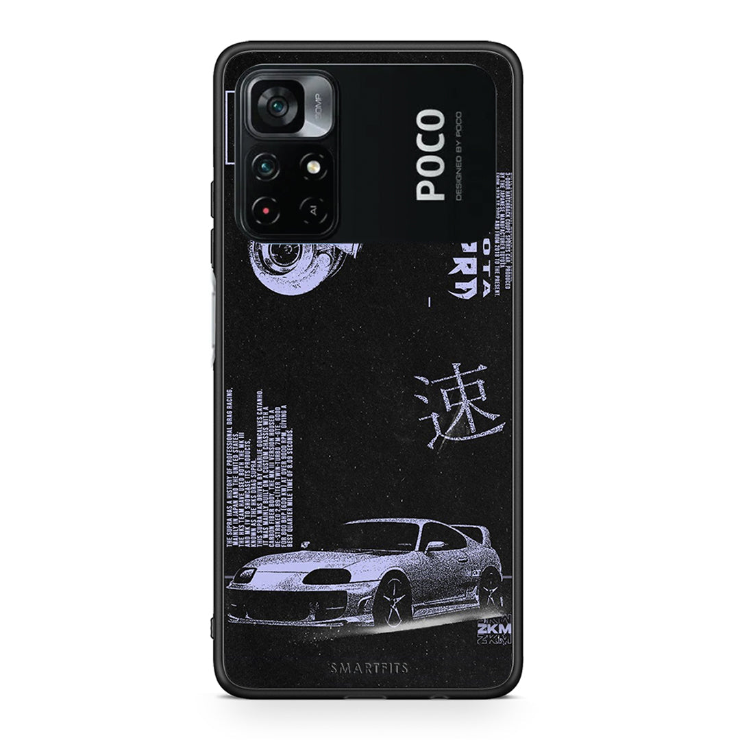 Xiaomi Poco M4 Pro 4G Tokyo Drift Θήκη Αγίου Βαλεντίνου από τη Smartfits με σχέδιο στο πίσω μέρος και μαύρο περίβλημα | Smartphone case with colorful back and black bezels by Smartfits