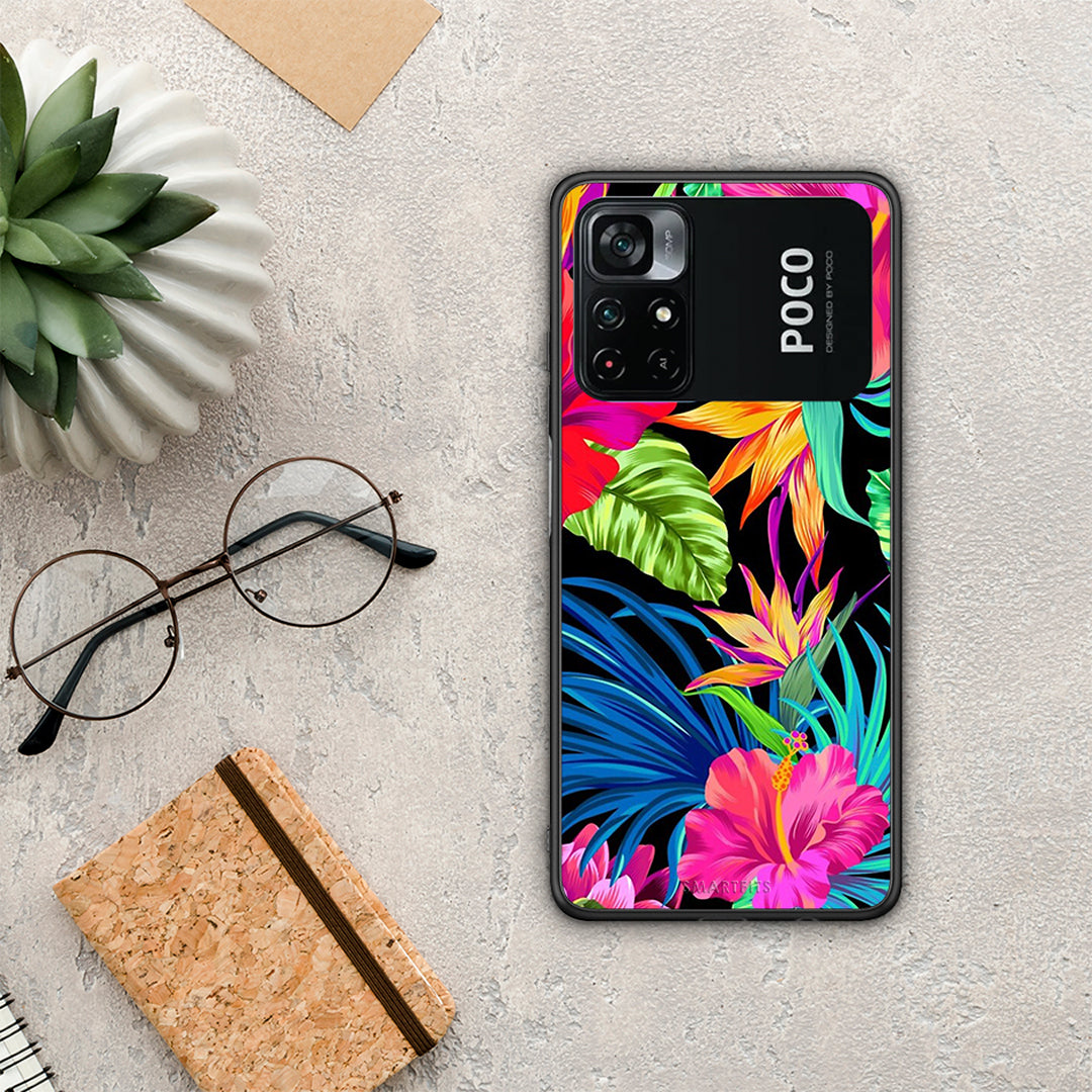 Tropical Flowers - Xiaomi Poco M4 Pro 4G θήκη