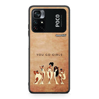 Thumbnail for Xiaomi Poco M4 Pro 4G You Go Girl θήκη από τη Smartfits με σχέδιο στο πίσω μέρος και μαύρο περίβλημα | Smartphone case with colorful back and black bezels by Smartfits