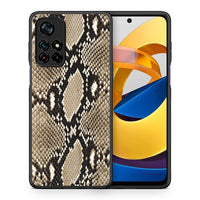 Thumbnail for Θήκη Xiaomi Poco M4 Pro 5G Fashion Snake Animal από τη Smartfits με σχέδιο στο πίσω μέρος και μαύρο περίβλημα | Xiaomi Poco M4 Pro 5G Fashion Snake Animal case with colorful back and black bezels