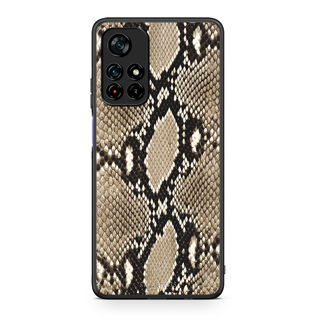 23 - Xiaomi Poco M4 Pro 5G Fashion Snake Animal case, cover, bumper