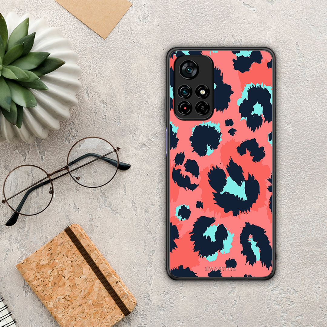 Animal Pink Leopard - Xiaomi Poco M4 Pro 5G / Xiaomi Redmi Note 11S 5G θήκη