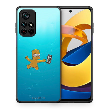 Θήκη Xiaomi Poco M4 Pro 5G Chasing Money από τη Smartfits με σχέδιο στο πίσω μέρος και μαύρο περίβλημα | Xiaomi Poco M4 Pro 5G Chasing Money case with colorful back and black bezels