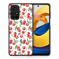 Thumbnail for Θήκη Xiaomi Poco M4 Pro 5G Cherry Summer από τη Smartfits με σχέδιο στο πίσω μέρος και μαύρο περίβλημα | Xiaomi Poco M4 Pro 5G Cherry Summer case with colorful back and black bezels