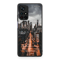 Thumbnail for Xiaomi Poco M4 Pro 5G City Lights θήκη από τη Smartfits με σχέδιο στο πίσω μέρος και μαύρο περίβλημα | Smartphone case with colorful back and black bezels by Smartfits