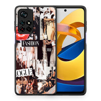 Thumbnail for Θήκη Αγίου Βαλεντίνου Xiaomi Poco M4 Pro 5G Collage Fashion από τη Smartfits με σχέδιο στο πίσω μέρος και μαύρο περίβλημα | Xiaomi Poco M4 Pro 5G Collage Fashion case with colorful back and black bezels