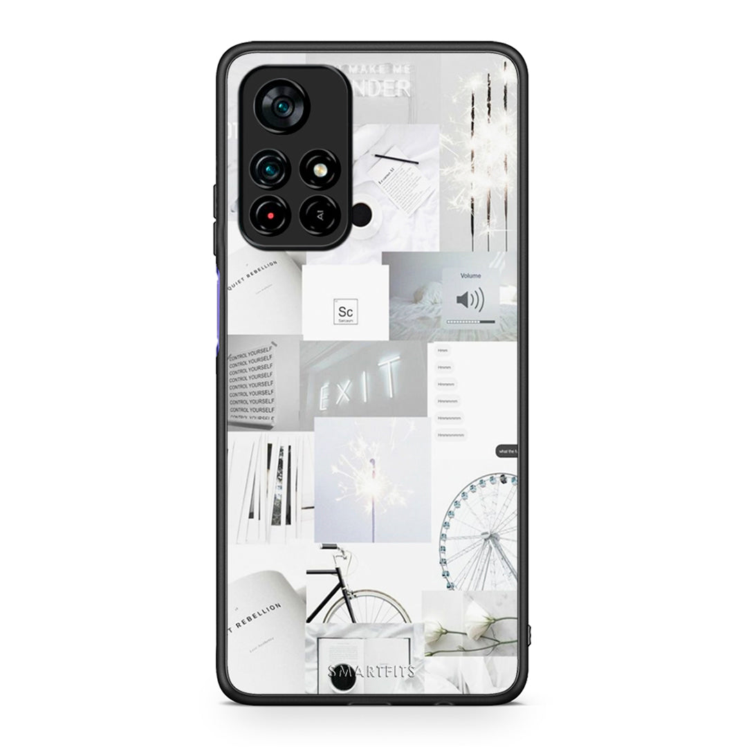 Xiaomi Poco M4 Pro 5G Collage Make Me Wonder Θήκη Αγίου Βαλεντίνου από τη Smartfits με σχέδιο στο πίσω μέρος και μαύρο περίβλημα | Smartphone case with colorful back and black bezels by Smartfits