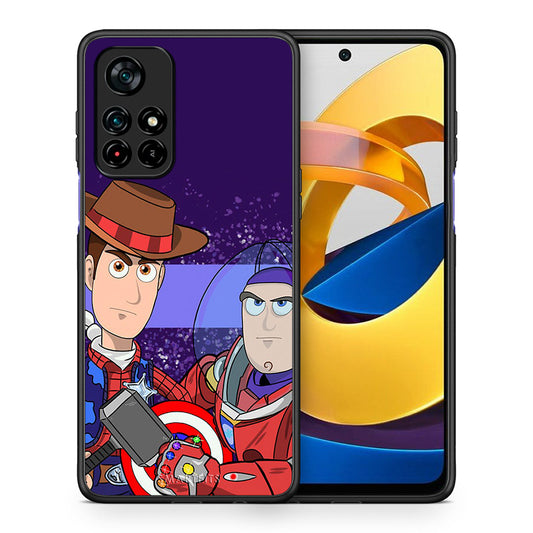 Θήκη Xiaomi Poco M4 Pro 5G Infinity Story από τη Smartfits με σχέδιο στο πίσω μέρος και μαύρο περίβλημα | Xiaomi Poco M4 Pro 5G Infinity Story case with colorful back and black bezels