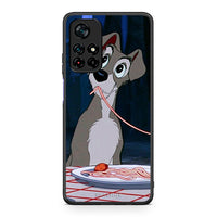 Thumbnail for Xiaomi Poco M4 Pro 5G Lady And Tramp 1 Θήκη Αγίου Βαλεντίνου από τη Smartfits με σχέδιο στο πίσω μέρος και μαύρο περίβλημα | Smartphone case with colorful back and black bezels by Smartfits