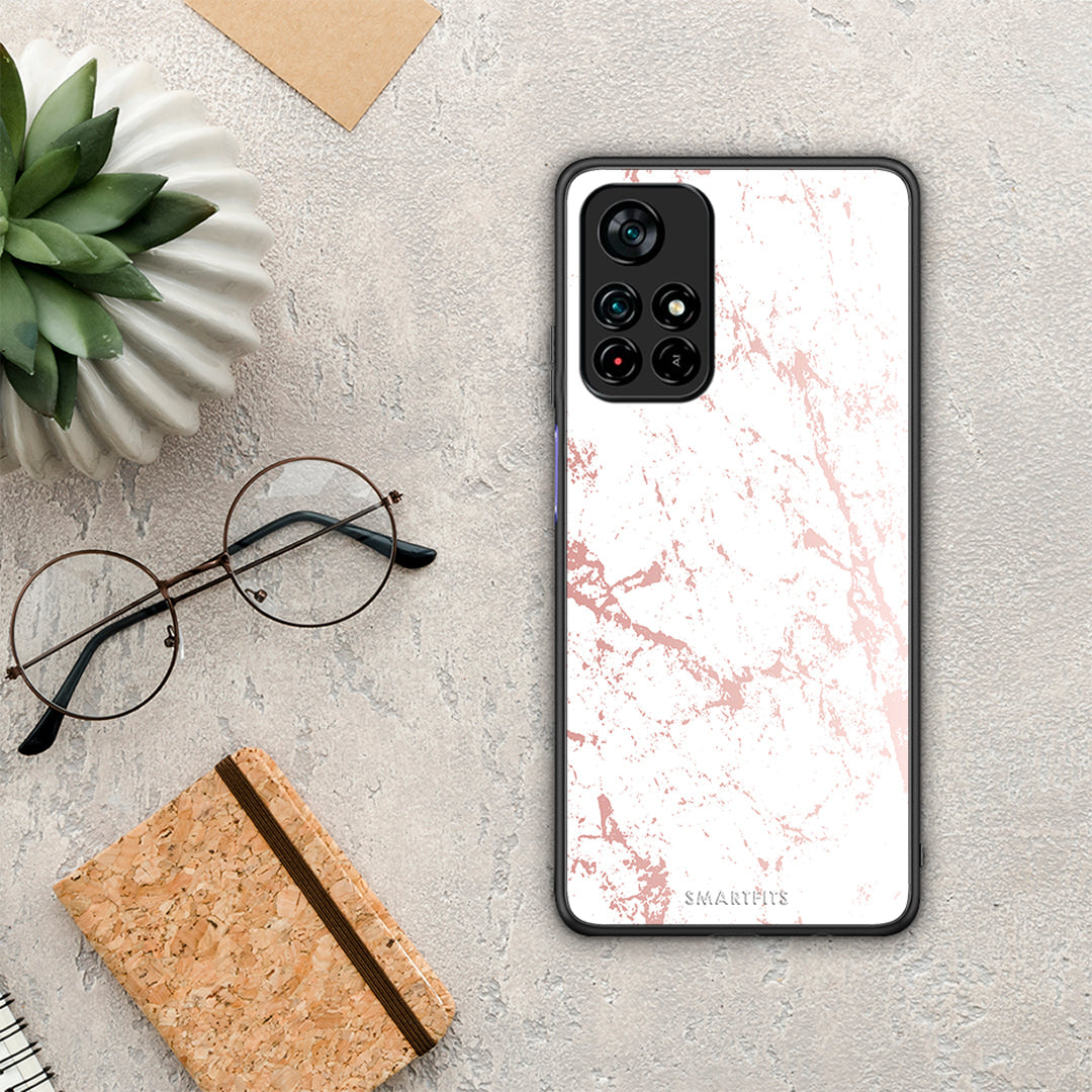 Marble Pink Splash - Xiaomi Poco M4 Pro 5G θήκη