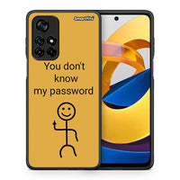 Thumbnail for Θήκη Xiaomi Poco M4 Pro 5G My Password από τη Smartfits με σχέδιο στο πίσω μέρος και μαύρο περίβλημα | Xiaomi Poco M4 Pro 5G My Password case with colorful back and black bezels