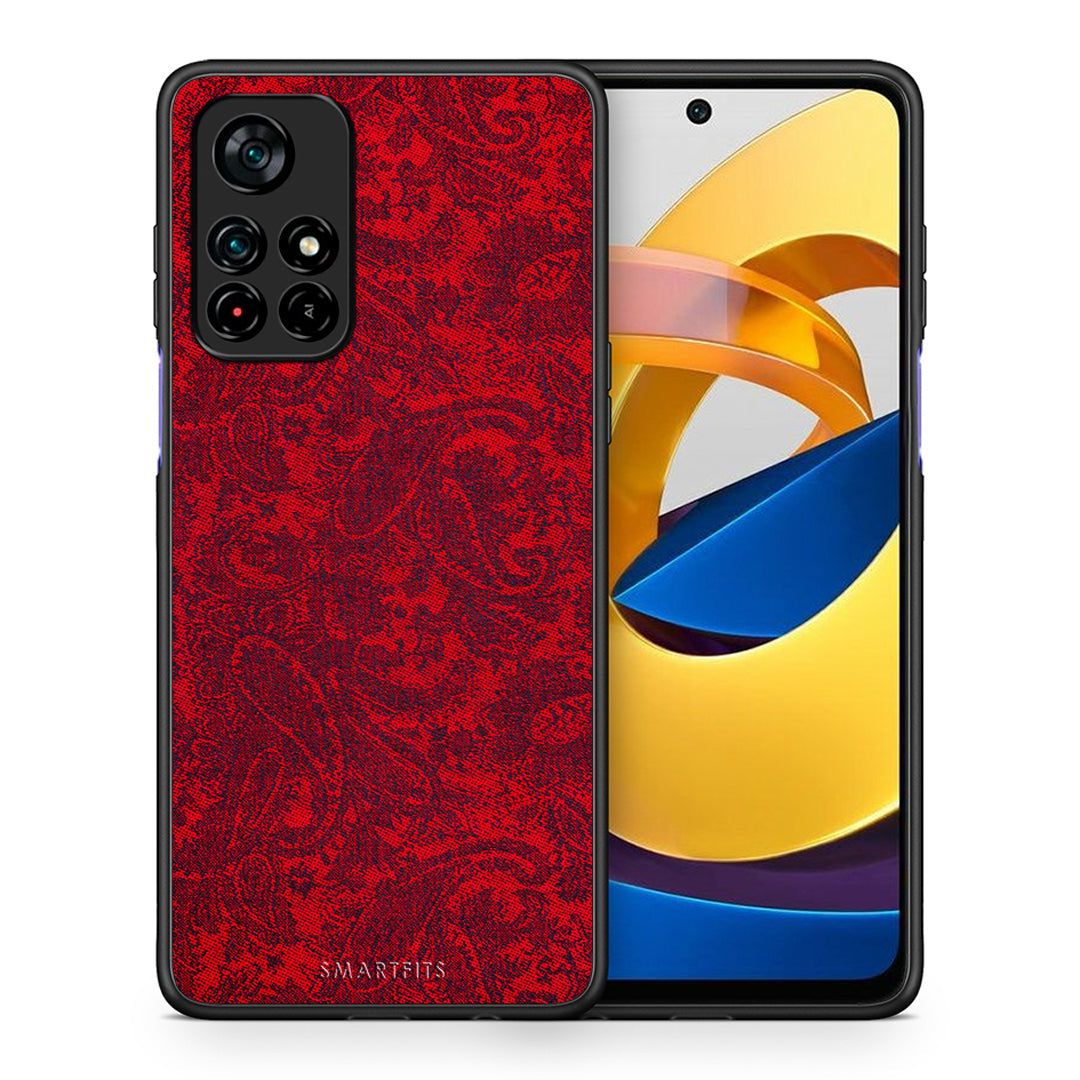 Θήκη Xiaomi Poco M4 Pro 5G Paisley Cashmere από τη Smartfits με σχέδιο στο πίσω μέρος και μαύρο περίβλημα | Xiaomi Poco M4 Pro 5G Paisley Cashmere case with colorful back and black bezels