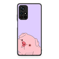 Thumbnail for Xiaomi Poco M4 Pro 5G Pig Love 2 Θήκη Αγίου Βαλεντίνου από τη Smartfits με σχέδιο στο πίσω μέρος και μαύρο περίβλημα | Smartphone case with colorful back and black bezels by Smartfits
