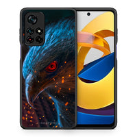Thumbnail for Θήκη Xiaomi Poco M4 Pro 5G Eagle PopArt από τη Smartfits με σχέδιο στο πίσω μέρος και μαύρο περίβλημα | Xiaomi Poco M4 Pro 5G Eagle PopArt case with colorful back and black bezels