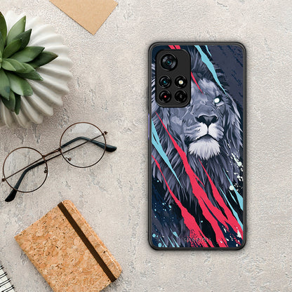 PopArt Lion Designer - Xiaomi Poco M4 Pro 5G θήκη