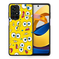Thumbnail for Θήκη Xiaomi Poco M4 Pro 5G Sponge PopArt από τη Smartfits με σχέδιο στο πίσω μέρος και μαύρο περίβλημα | Xiaomi Poco M4 Pro 5G Sponge PopArt case with colorful back and black bezels